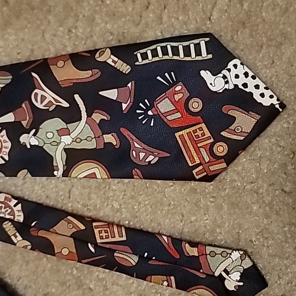 Firemen Tie Designs By A. Rogers Hand Made - Picture 2 of 4
